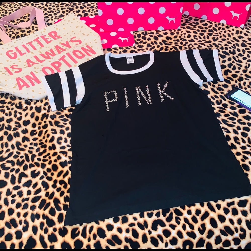 Victoria's Secret PINK Size Large ❤ Bling NEW